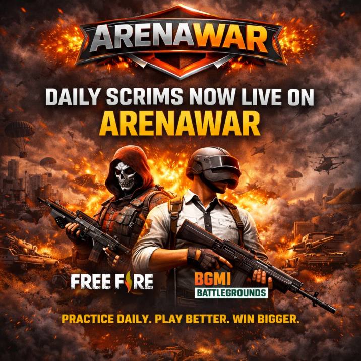 Daily Scrims Now Live on ArenaWar